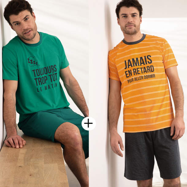 2 pyjamas Toujours à l'heure