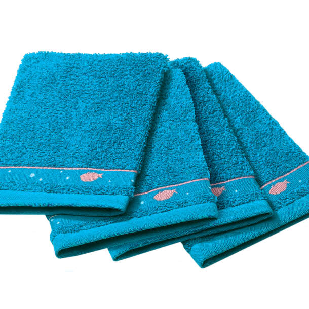 2 Gants de toilette Trésor des mers