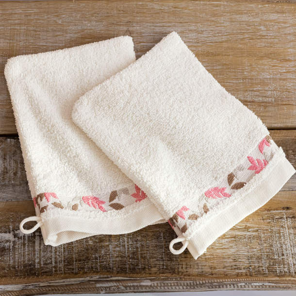 2 Gants de toilette Trop chouette