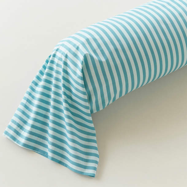 Taie de traversin Variations turquoise