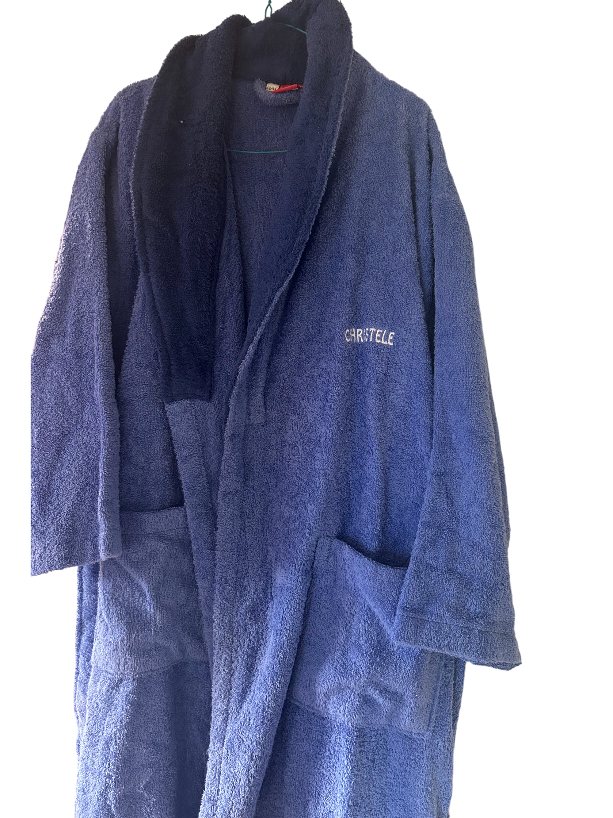 Peignoir éponge brodé